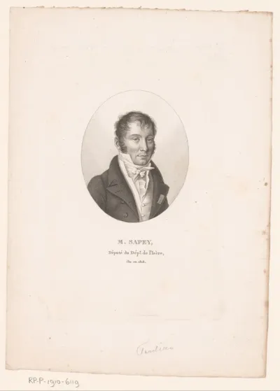 Portret van Louis-Charles Sapey