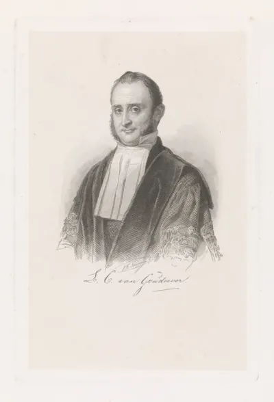 Portret van Louis Christiaan van Goudoever