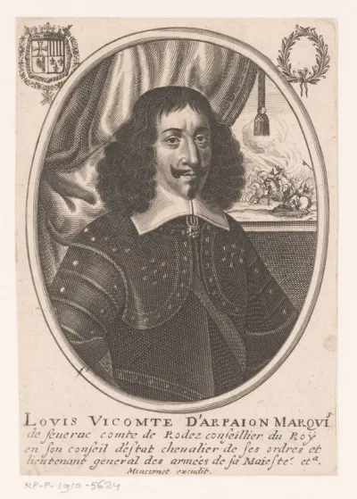 Portret van Louis d'Arpajon