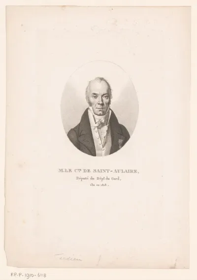 Portret van Louis de Beaupoil de Saint-Aulaire