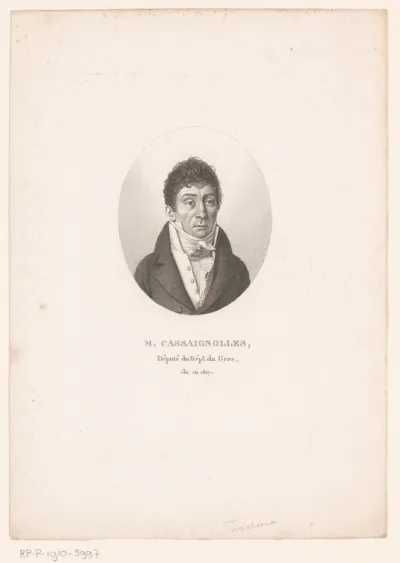 Portret van Louis de Cassaignoles