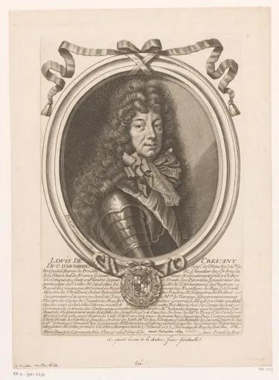 Portret van Louis de Crévant, hertog van Humières