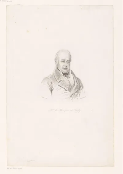 Portret van Louis de Cussy