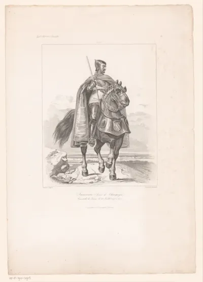 Portret van Louis de Sancerre