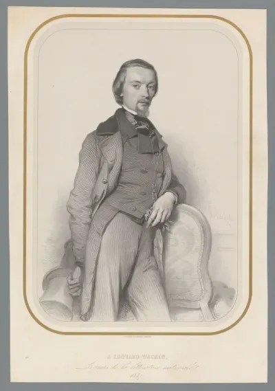 Portret van Louis Édouard Wacken