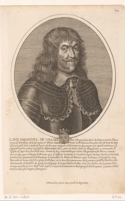 Portret van Louis-Emmanuel d'Angoulême