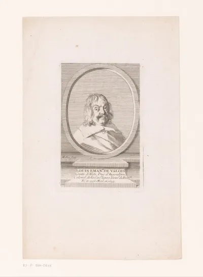 Portret van Louis-Emmanuel de Valois, graaf van Alais en hertog van Angoulême