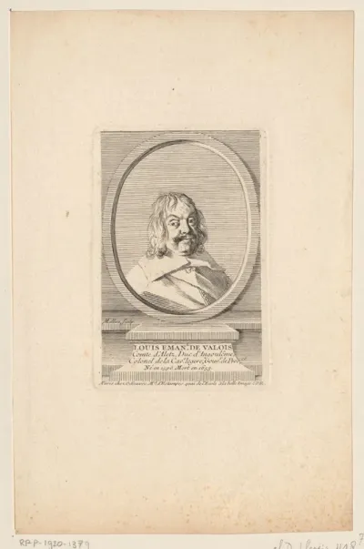 Portret van Louis-Emmanuel de Valois, hertog van Angoulême