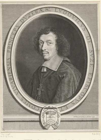 Portret van Louis-François de la Baume de Suze