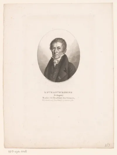 Portret van Louis François Élisabeth Ramond de Carbonnières