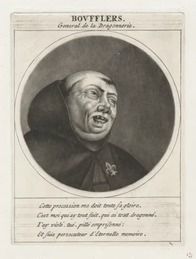 Portret van Louis François, hertog van Boufflers