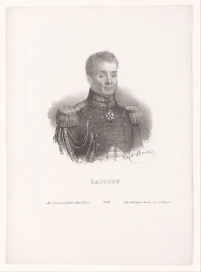 Portret van Louis François Richard Barthélémy de Saizieu