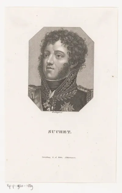 Portret van Louis-Gabriel Suchet
