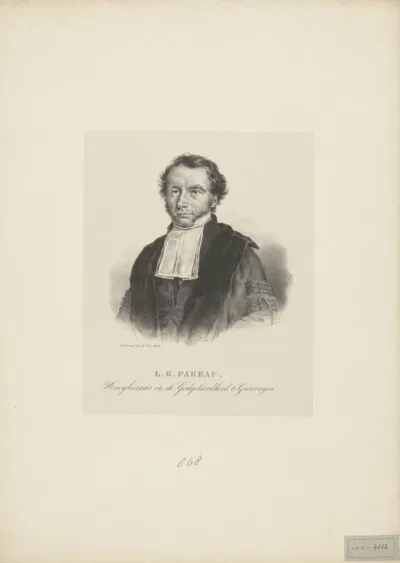 Portret van Louis Gerlach Pareau