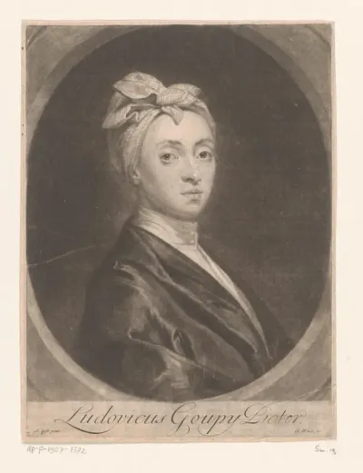 Portret van Louis Goupy