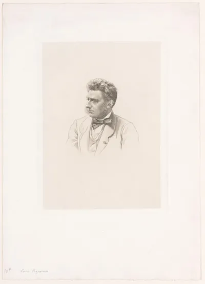 Portret van Louis Hymans