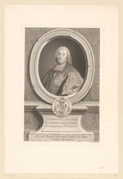 Portret van Louis-Jacques Chapt de Rastignac