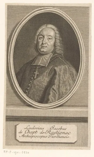 Portret van Louis-Jacques de Chapt de Rastignac