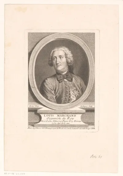 Portret van Louis Marchand