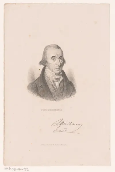 Portret van Louis-Marie Prudhomme
