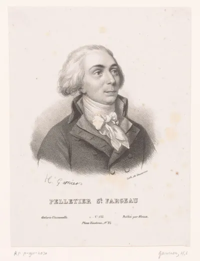 Portret van Louis-Michel Lepeletier de Saint-Fargeau