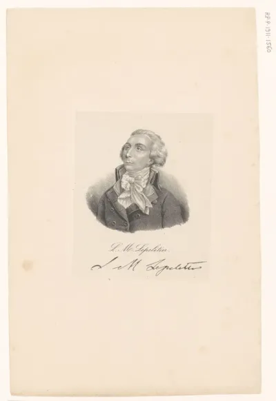 Portret van Louis-Michel Lepeletier de Saint-Fargeau