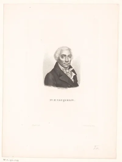 Portret van Louis Nicolas Vauquelin