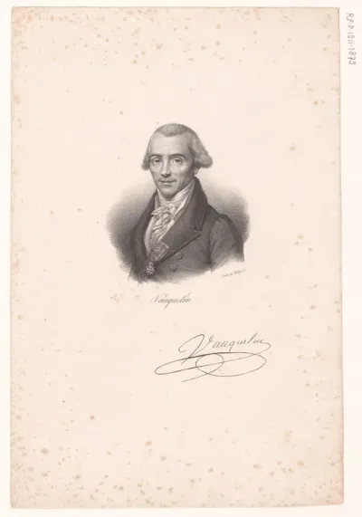 Portret van Louis-Nicolas Vauquelin