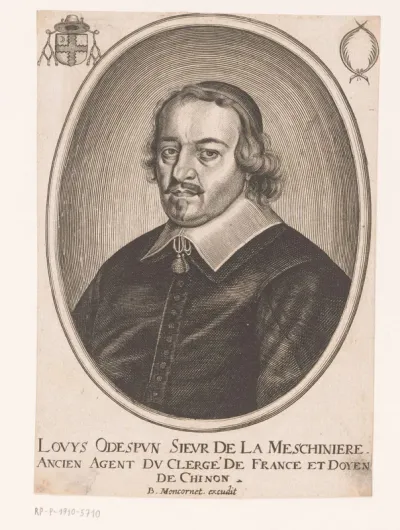 Portret van Louis Odespung de La Meschinière