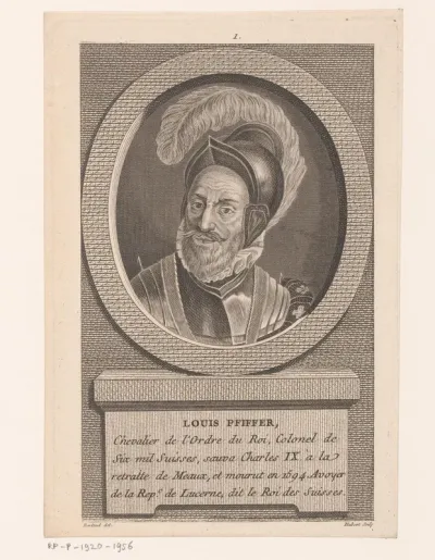 Portret van Louis Pfiffer