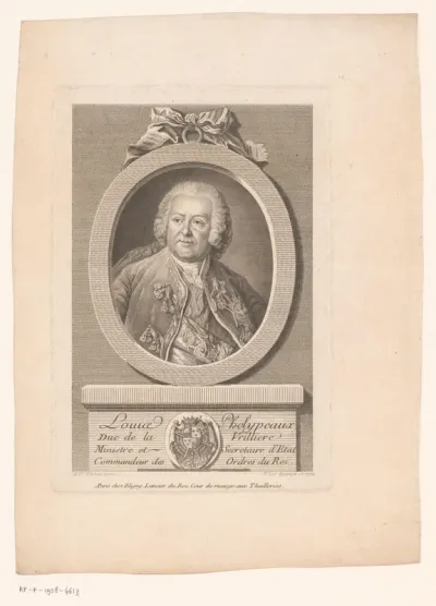Portret van Louis Phélypeaux de Saint-Florentin