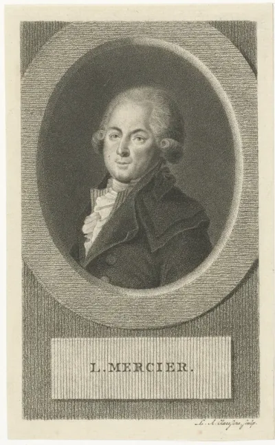 Portret van Louis-Sébastien Mercier