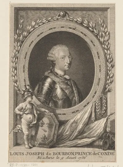 Portret van Louis V Joseph van Bourbon-Condé