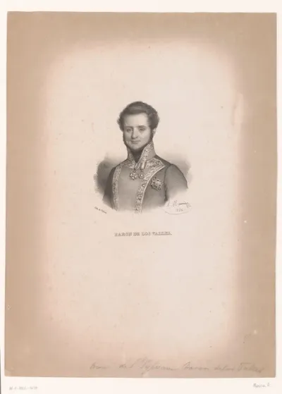 Portret van Louis Xavier Auguet de Saint-Sylvain, baron van Los Valles