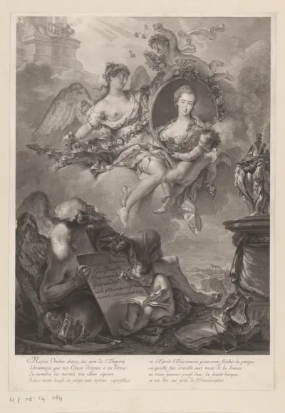 Portret van Louise Albertine von Grapendorf