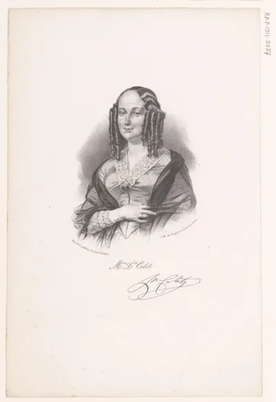 Portret van Louise Colet