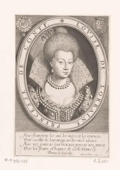 Portret van Louise de Lorraine