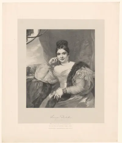 Portret van Louise Dulcken