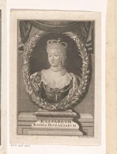 Portret van Louise Elisabeth d'Orléans, koningin van Spanje