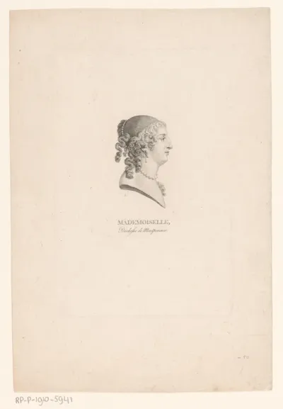 Portret van Louise Elisabeth d'Orléans