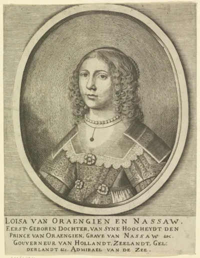 Portret van Louise Henriëtte, prinses van Oranje