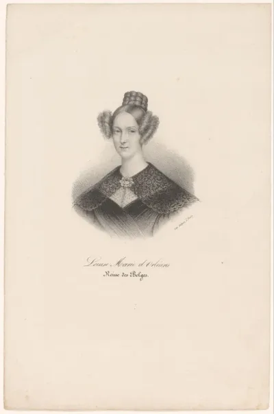 Portret van Louise Marie van Orléans