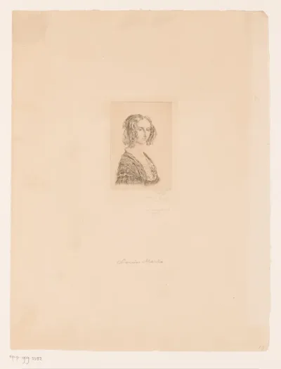 Portret van Louise Marie van Orléans, eerste koningin der Belgen