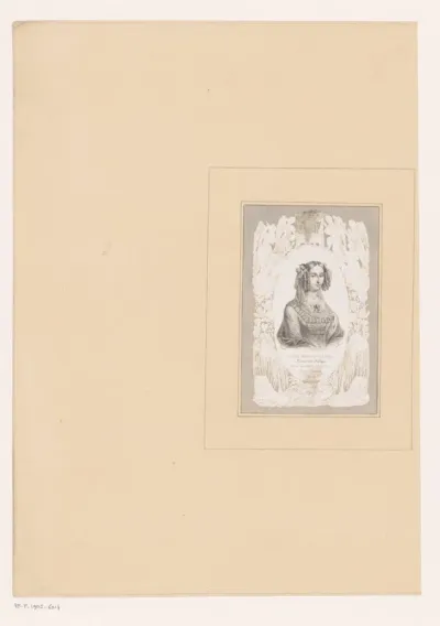 Portret van Louise Marie van Orléans, koningin van België