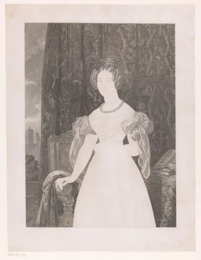 Portret van Louise Marie van Orléans