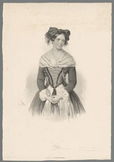 Portret van Louise Neumann