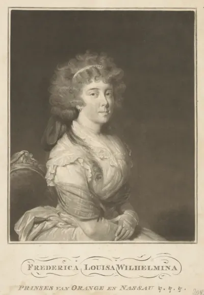 Portret van Louise, prinses van Oranje-Nassau
