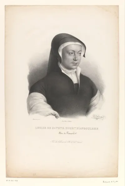 Portret van Louise, prinses van Savoye