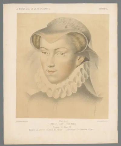 Portret van Louise van Lotharingen