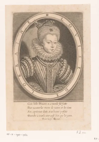 Portret van Louise van Lotharingen